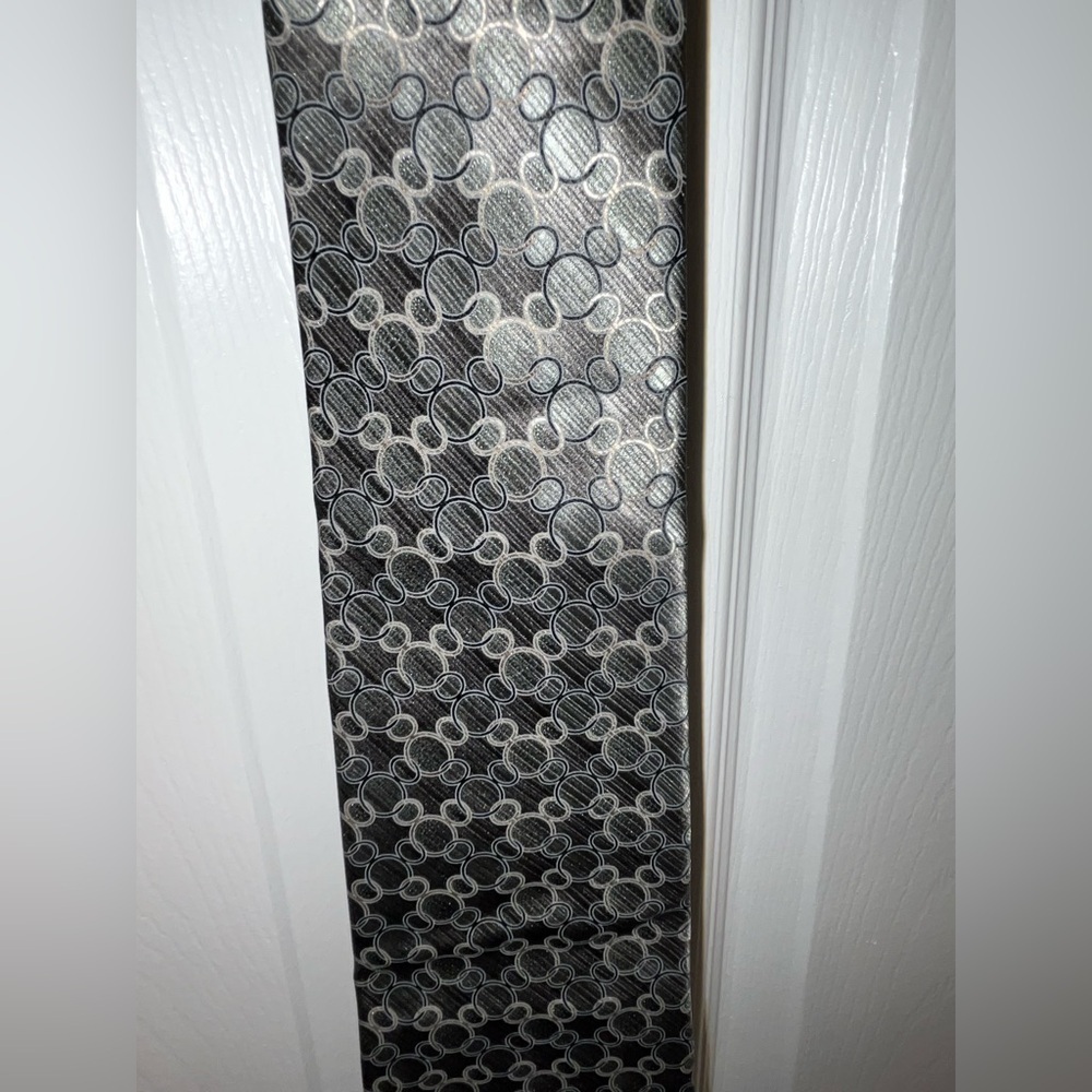 Walt Disney World Vintage Black, green and Gray Mickey Mouse Tie